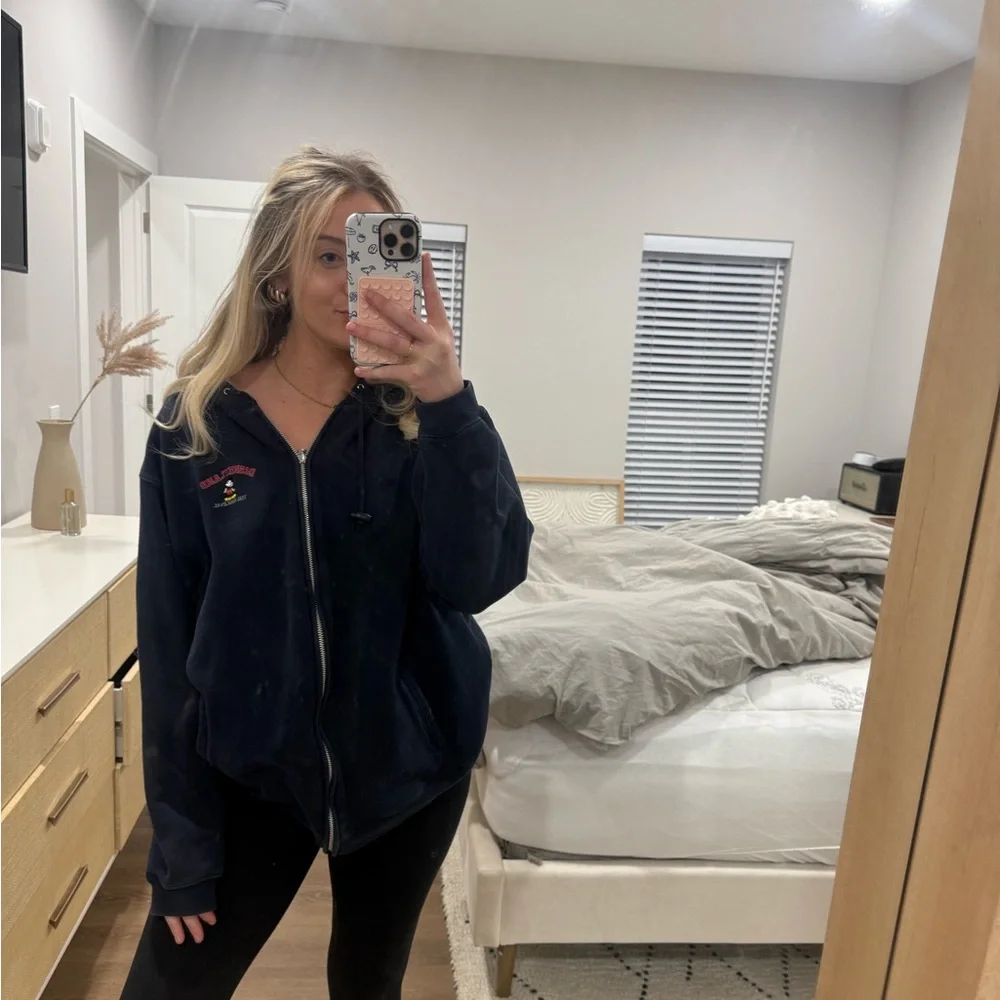 DISNEYLAND VINTAGE zipup sweatshirt L - Picture 6 of 15
